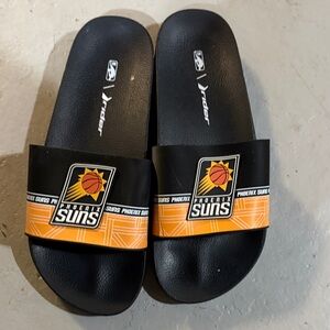 Black and Orange Phoenix Suns Sandals